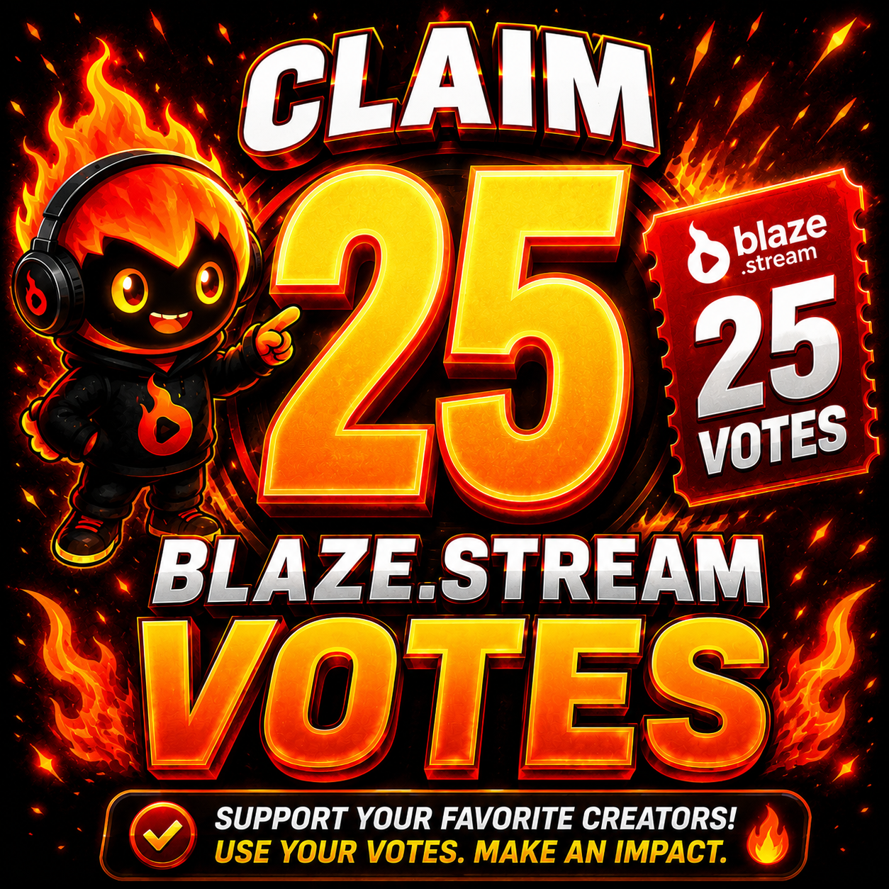 25 Votes